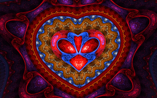 Обои картинки фото 3д графика, фракталы , fractal, узор, фон, цвета