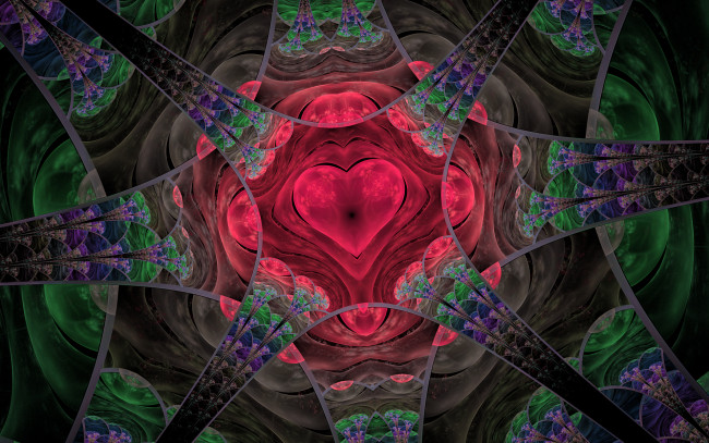 Обои картинки фото 3д графика, фракталы , fractal, узор, фон, цвета