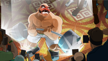 Картинка punch-out видео+игры фон мужчина