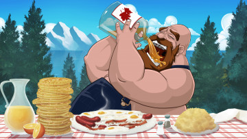 Картинка punch-out видео+игры мужчина фон