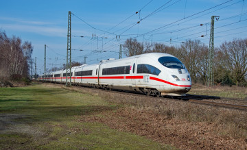 Картинка техника поезда локомотив состав рельсы