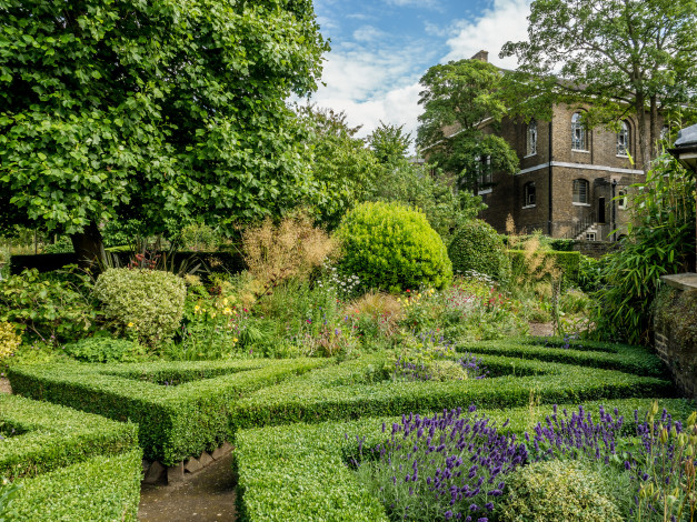 Обои картинки фото города, - пейзажи, парк, особняк