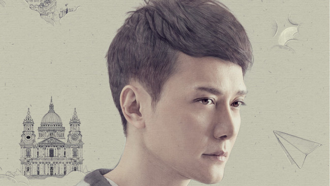 Обои картинки фото рисованное, люди, фон, парень, взгляд