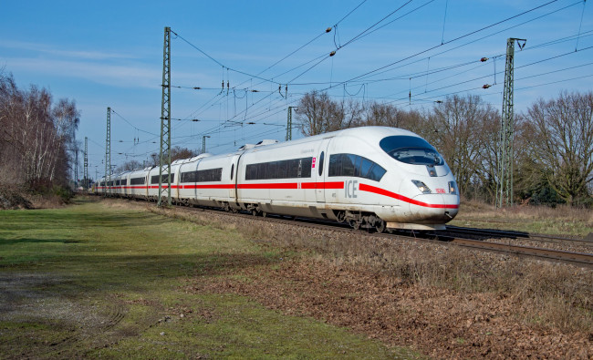 Обои картинки фото техника, поезда, локомотив, состав, рельсы