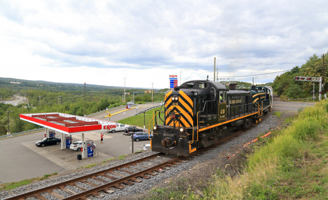 Обои картинки фото техника, поезда, рельсы, локомотив, состав