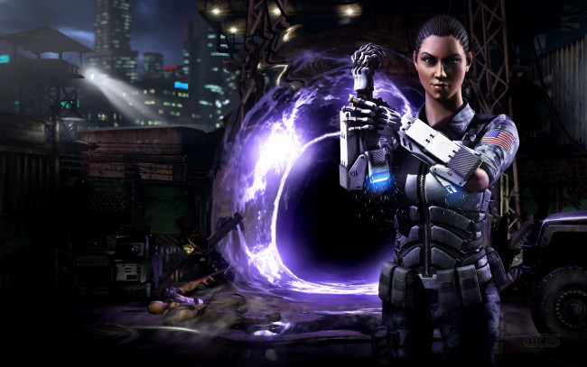 Обои картинки фото mortal kombat x - jackie briggs, видео игры, mortal kombat x, видео, -, jackie, gos, 1920x1200, briggs, mortal, kombat, x, игры