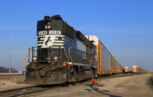 Обои картинки фото техника, поезда, состав, рельсы, локомотив