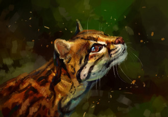 Картинка рисованное животные полосатый