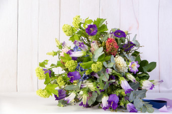 Картинка цветы букеты +композиции разноцветные