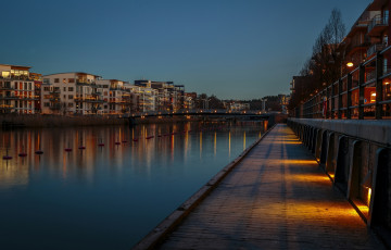 Картинка стокгольм города стокгольм+ швеция дома набережная водоем