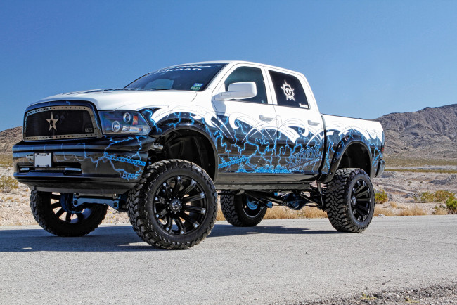 Обои картинки фото автомобили, custom pick-up, dodge