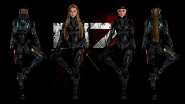 Картинка 3д+графика фантазия+ fantasy фон взгляд девушка