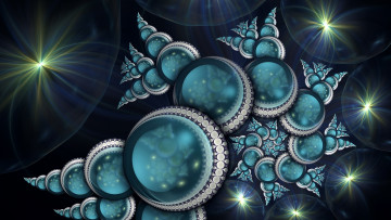 Картинка 3д+графика фракталы+ fractal фон узор цвет