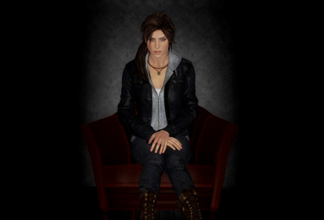 Обои картинки фото 3д графика, люди , people, взгляд, девушка, фон