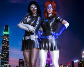 Картинка 3д+графика люди+ people девушки взгляд фон