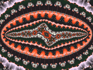 Картинка 3д+графика фракталы+ fractal цвет фон узор