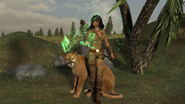 Обои картинки фото 3д графика, люди и животные , people and animals, фон, взгляд, девушка