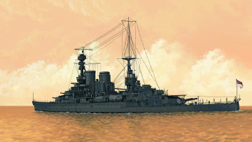 обоя корабли, рисованные, hms, repulse, u-joe