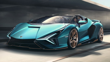 обоя lamborghini sian roadster 2020, автомобили, lamborghini, sian, roadster, 2020, крутой, классный, итальянский, парень, с, изюминкой