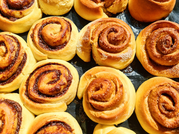 Обои картинки фото еда, хлеб,  выпечка, булочки