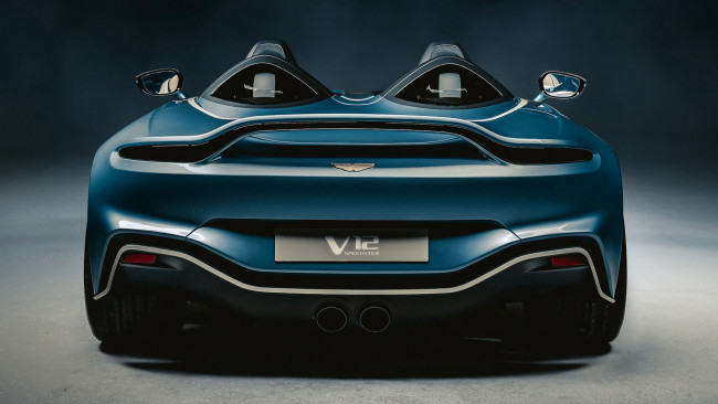 Обои картинки фото aston martin v12 speedster 2020, автомобили, aston martin, aston, martin, v12, speedster, 2020, крутой, британский, супер, кар, дорожный, истребитель
