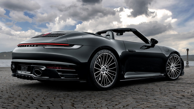 Обои картинки фото porsche 911 carrera s 2020, автомобили, porsche, 911, carrera, s, cabriolet, by, tech, art, 2020, только, одна, марка, автомобиля, может, делать, лаунч, бесконечно, и, крута, во, всём