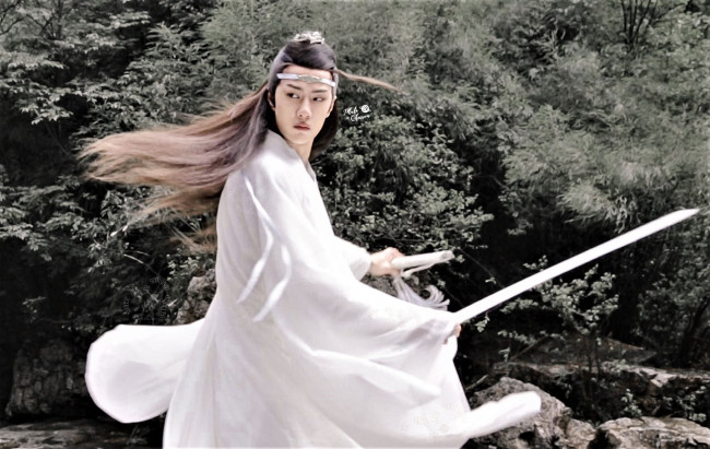 Обои картинки фото кино фильмы, the untamed, лань, ванцзы, меч