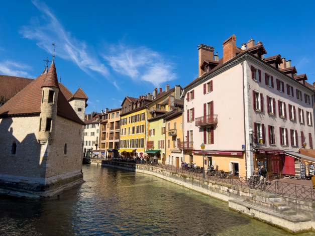 Обои картинки фото annecy, france, города, - улицы,  площади,  набережные