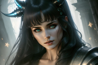 Картинка фэнтези девушки нейросети графика нейроарт ai art нейронные сети рисунки нейро искусство