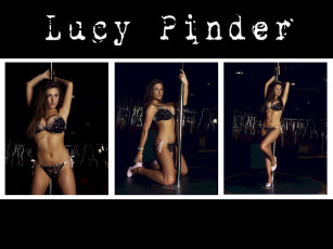 Картинка девушки lucy+pinder шатенка купальник шест
