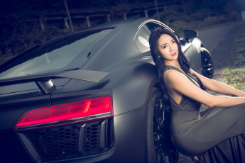 Картинка автомобили -авто+с+девушками девушка