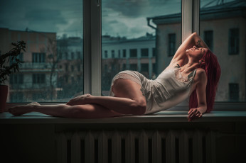 Картинка девушка+-+girl девушки -+рыжеволосые+и+разноцветные девушка женщина разноцветная сексуальная модель звезда позирует разная обувь верхняя стильная одежда нижнее эротическое бельё трусы лифчик аксессуары макияж колготки чулки и множество элементов на фотографии