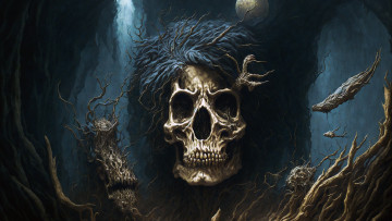 Картинка фэнтези нежить нейросети графика нейроарт ai art нейронные сети рисунки нейро искусство нейрографика graphics neuroart neural networks drawings neuro neurography