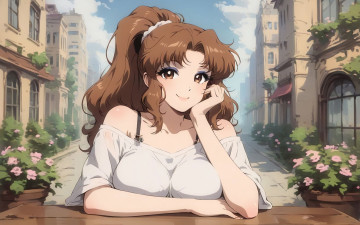 Картинка аниме город +улицы +интерьер +здания нейросети графика нейроарт ai art нейронные сети рисунки нейро искусство нейрографика graphics neuroart neural networks drawings neuro neurography