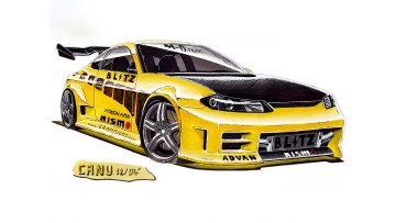 обоя 295810, рисованное, авто, мото, автомобиль