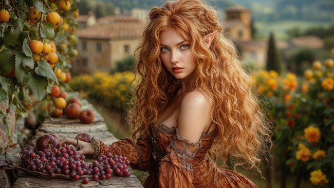 Обои картинки фото 3д графика, эльфы , elves, девушка