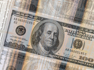 Картинка разное золото купюры монеты