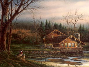 обоя рисованные, terry, redlin