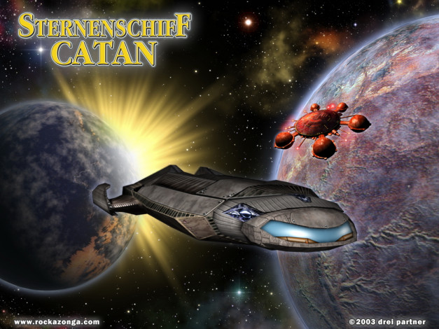 Обои картинки фото sternenschiff, catan, видео, игры