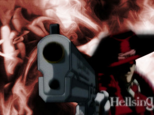 Картинка аниме hellsing