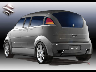 Картинка 2006 suzuki px concept автомобили векторная графика