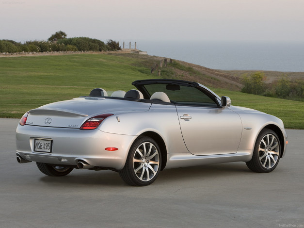 Обои картинки фото lexus, sc430, pebble, beach, edition, 2009, автомобили