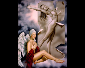 Картинка фэнтези ангелы