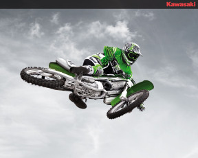 обоя kawasaki, kx, 450, спорт, мотокросс