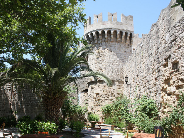 Обои картинки фото греция, родос, города, исторические, архитектурные, памятники