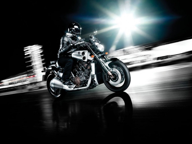 Обои картинки фото мотоциклы, yamaha