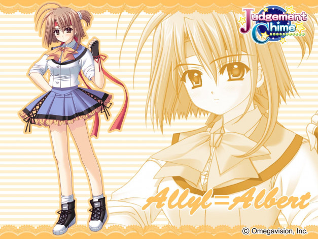 Обои картинки фото аниме, judgement, chime