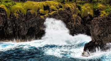 Картинка природа побережье море скалы