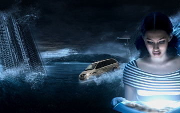 Картинка разное компьютерный дизайн авто девушка