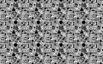 Картинка векторная графика смайлики глаза рот текстура